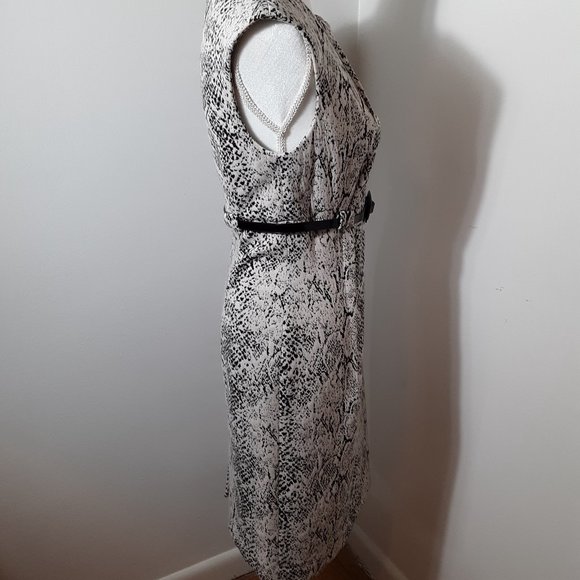Calvin Klein Snakeskin Dress Size 4 - Picture 2 of 6
